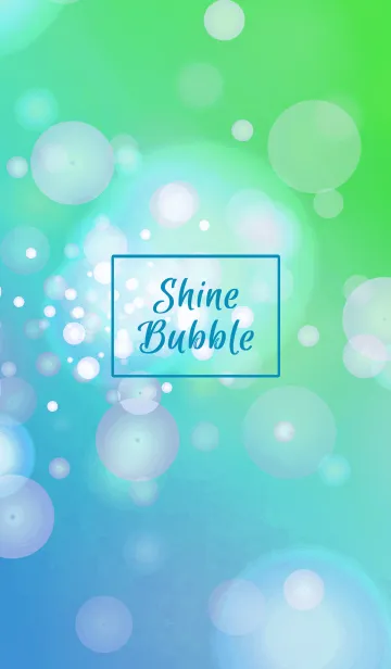 [LINE着せ替え] シャイン バブル 22の画像1