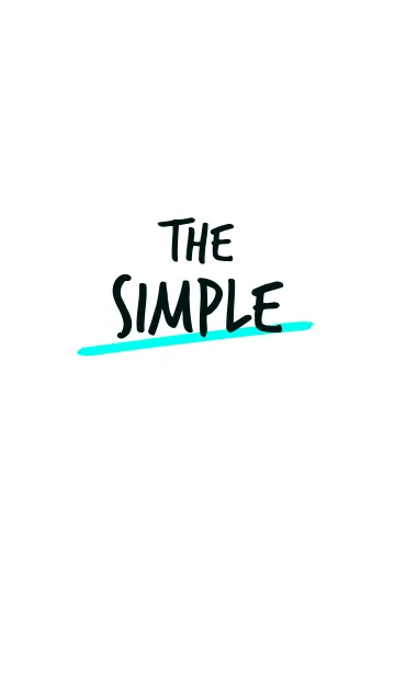 [LINE着せ替え] ザ・シンプル 0005の画像1