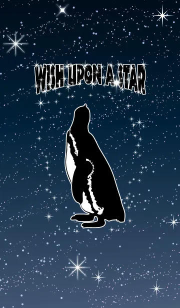 [LINE着せ替え] 星に願いを (ペンギン)の画像1