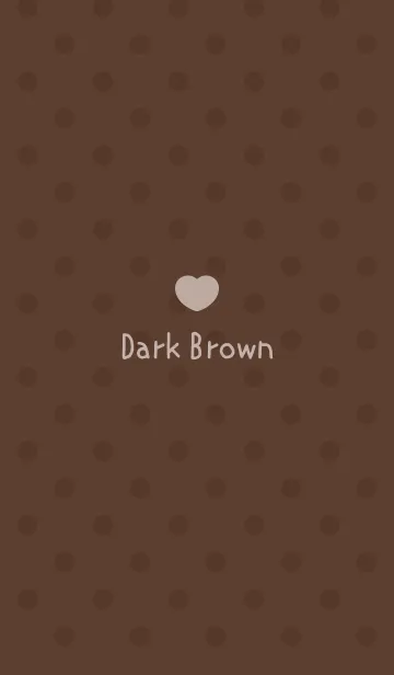 [LINE着せ替え] 大人かわいいドット柄のハート＊チョコの画像1