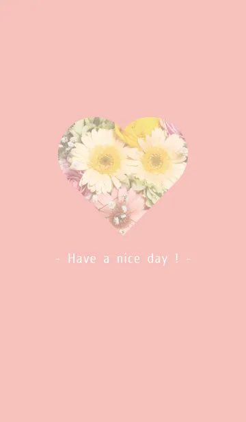 [LINE着せ替え] Flowers and hearts 36の画像1