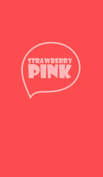 [LINE着せ替え] Love Strawberry Pink Theme (jp)の画像1