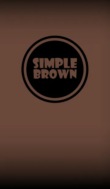 [LINE着せ替え] Simple brown and Black (jp)の画像1