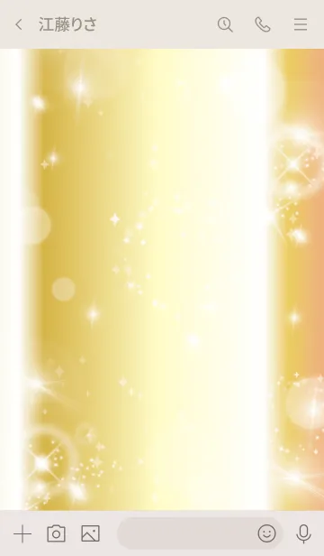 [LINE着せ替え] ベージュとピンク: 最強恋愛運の黄金ハートの画像3