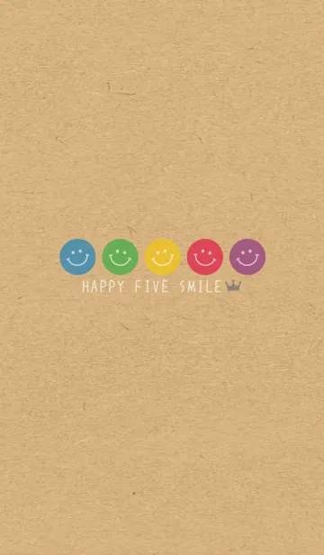 [LINE着せ替え] HAPPY FIVE SMILE -CROWN- 28の画像1
