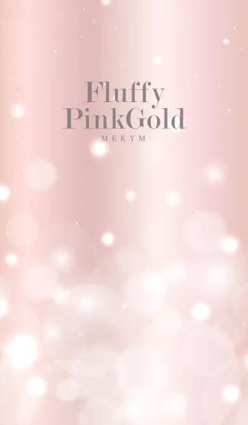 [LINE着せ替え] Fluffy Pink Gold. 31 -MEKYM-の画像1