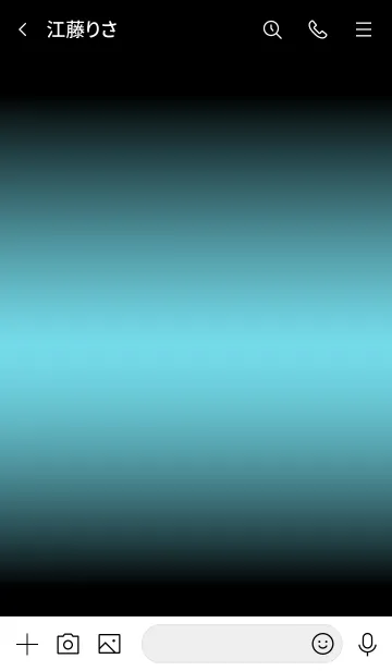 [LINE着せ替え] BABY BLUE ICON THEME -MEKYM-の画像3