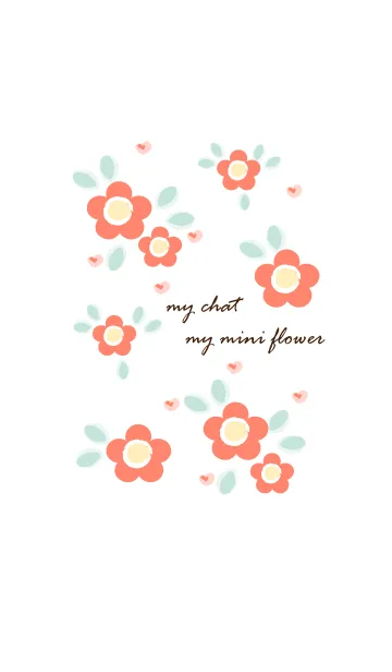 [LINE着せ替え] My chat my mini flower 15の画像1