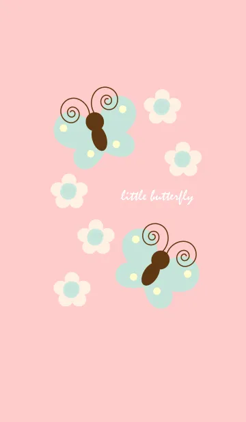 [LINE着せ替え] vintage butterfly theme 46の画像1