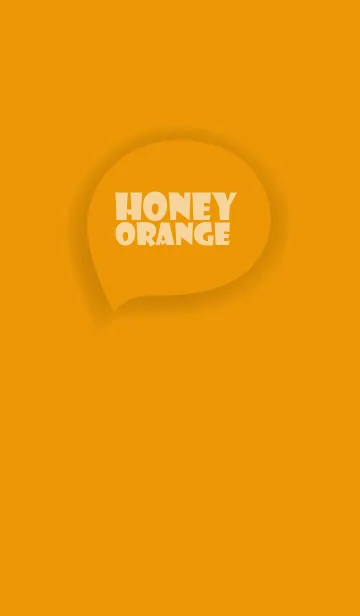 [LINE着せ替え] Love Honey Orange Button (jp)の画像1