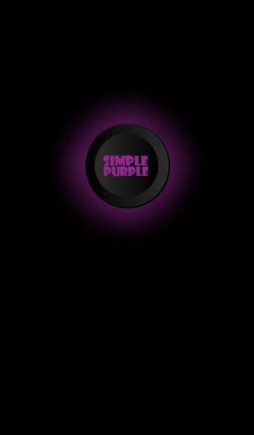 [LINE着せ替え] Purple Button In Black V.2 (jp)の画像1