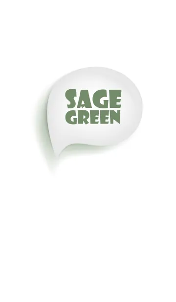 [LINE着せ替え] Sage Green & White Vr.1 (JP)の画像1