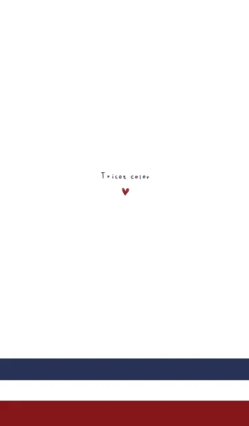 [LINE着せ替え] 大人かわいいトリコカラーとハート。の画像1