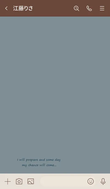 [LINE着せ替え] vintage flower / dusty blueの画像3