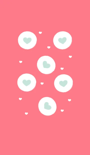 [LINE着せ替え] lovely mini heart 122の画像1