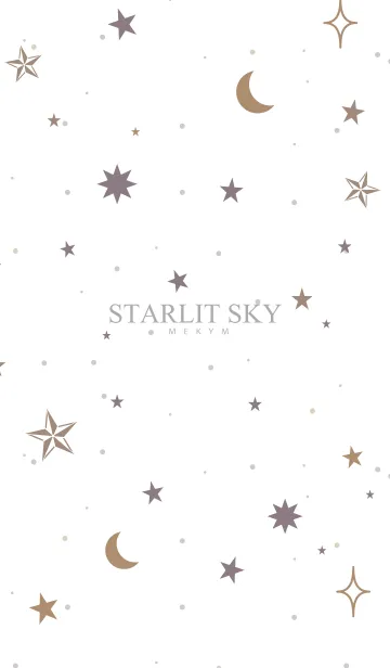 [LINE着せ替え] -STARLIT SKY- SIMPLE 15の画像1