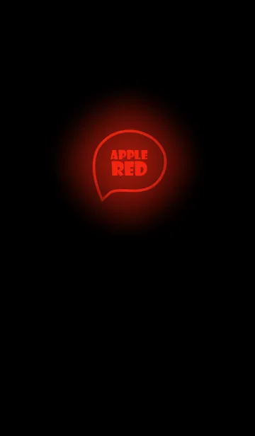 [LINE着せ替え] Apple Red Neon Theme Vr.5 (JP)の画像1