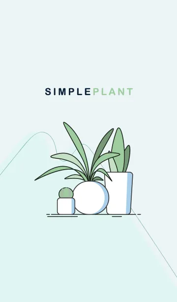 [LINE着せ替え] Simple Plantの画像1
