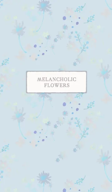 [LINE着せ替え] Melancholic Flowers 11の画像1