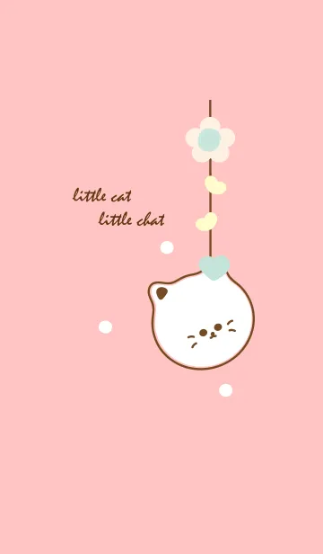 [LINE着せ替え] little cat with little heart 31の画像1