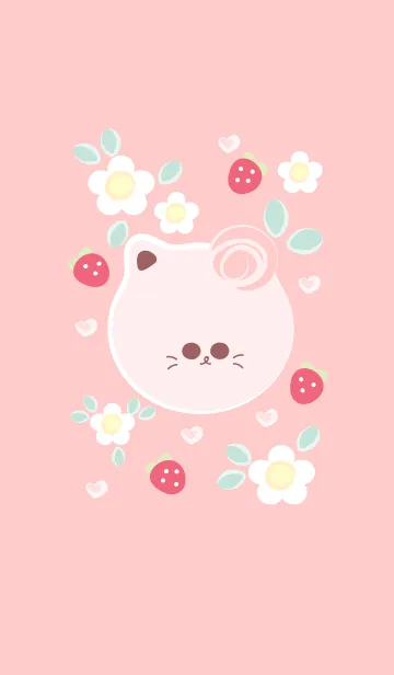 [LINE着せ替え] Cute cat theme 66 :)の画像1