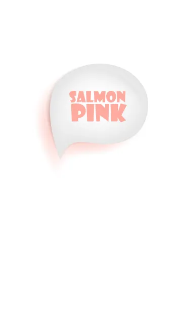 [LINE着せ替え] Salmon Pink & White Vr.1 (JP)の画像1