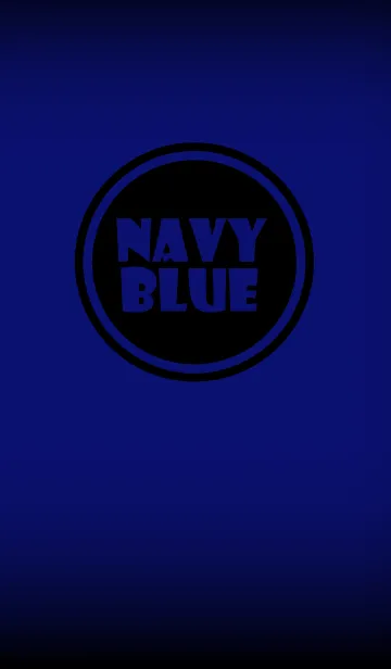 [LINE着せ替え] Simple navy blue and Black (jp)の画像1