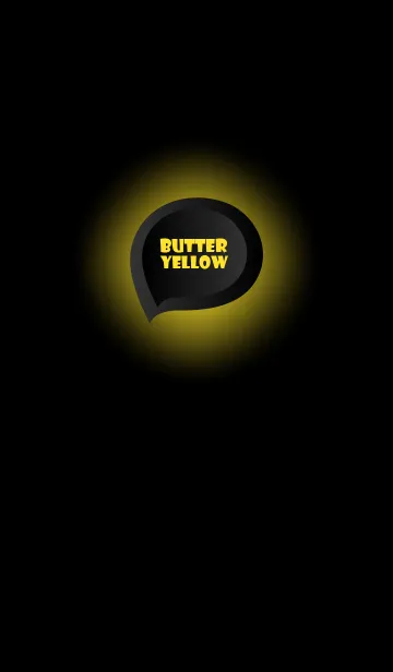 [LINE着せ替え] Butter Yellow Button In Black V.3 (JP)の画像1