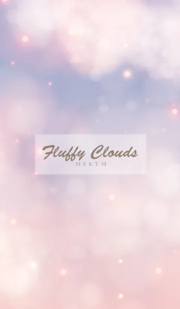[LINE着せ替え] Fluffy Clouds -PURPLE SKY- 9の画像1
