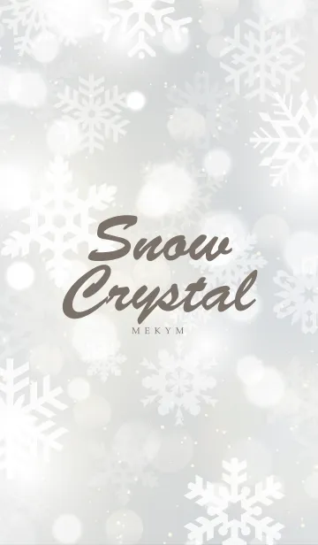 [LINE着せ替え] -Snow Crystal- MEKYM 7の画像1