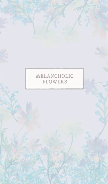 [LINE着せ替え] Melancholic Flowers 12の画像1