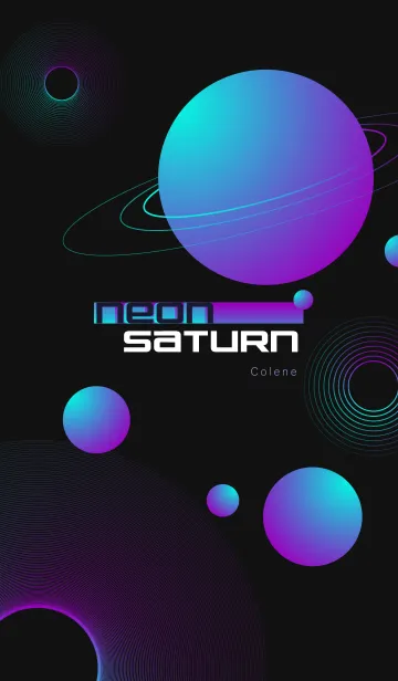 [LINE着せ替え] Neon Saturn : Coleneの画像1