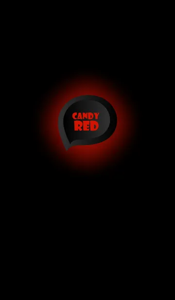 [LINE着せ替え] Candy Red Button In Black V.3 (JP)の画像1