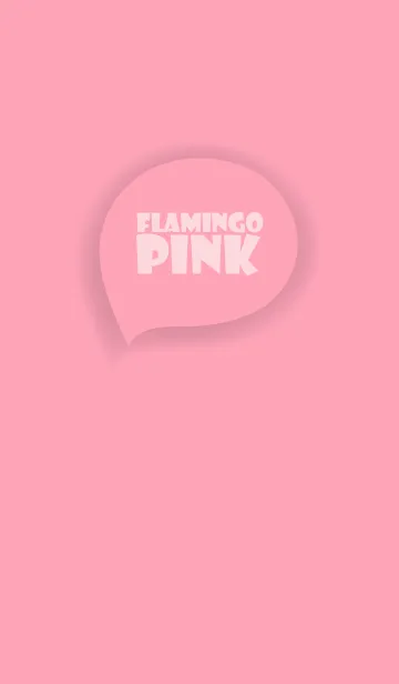 [LINE着せ替え] Love Flamingo Pink Button (jp)の画像1