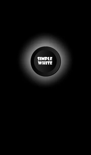 [LINE着せ替え] White Button In Black V.2 (JP)の画像1