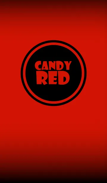 [LINE着せ替え] Simple candy red and Black (jp)の画像1