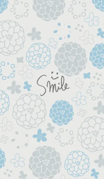 [LINE着せ替え] 大人お花模様18の画像1