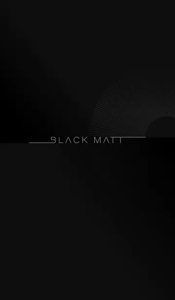 [LINE着せ替え] Black Mattの画像1
