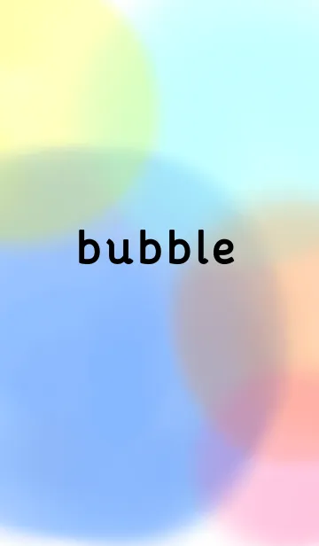 [LINE着せ替え] bubble -cool-の画像1