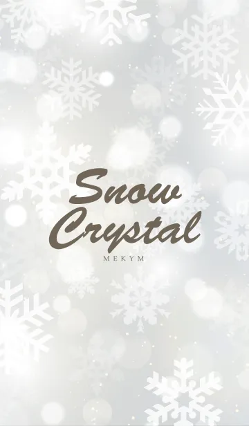 [LINE着せ替え] -Snow Crystal- MEKYM 8の画像1