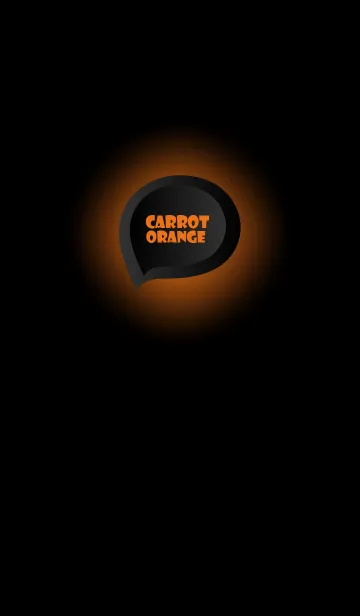 [LINE着せ替え] Carrot Orange Button In Black V.3 (JP)の画像1