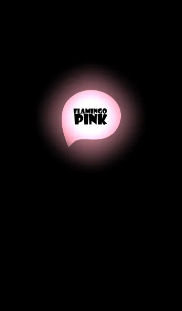 [LINE着せ替え] Flamingo Pink In Black Vr.5 (JP)の画像1