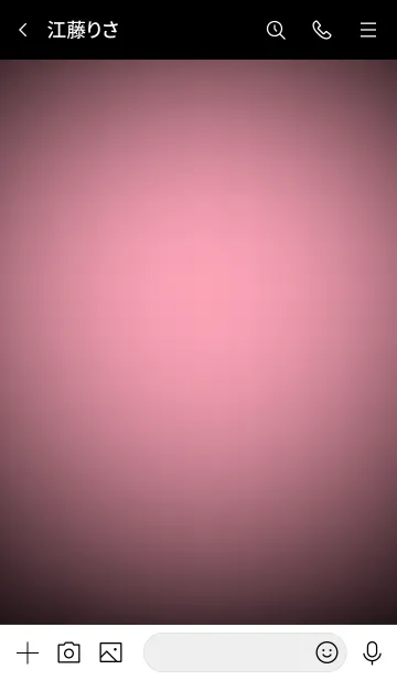 [LINE着せ替え] Flamingo Pink In Black Vr.5 (JP)の画像3