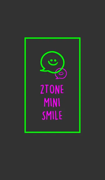 [LINE着せ替え] 2トーン ミニ スマイルの画像1