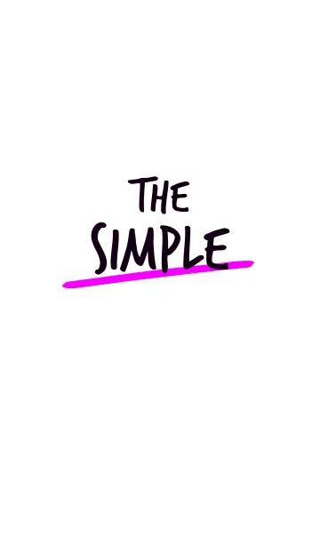 [LINE着せ替え] ザ・シンプル 0009の画像1