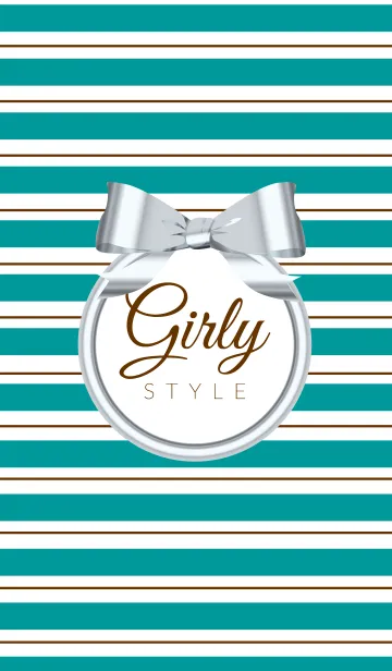 [LINE着せ替え] Girly Style-SILVERBorder4の画像1