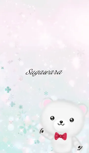 [LINE着せ替え] すがわら専用ほんわかシロクマの画像1