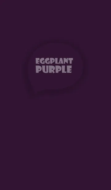 [LINE着せ替え] Love Eggplant Purple Button (jp)の画像1