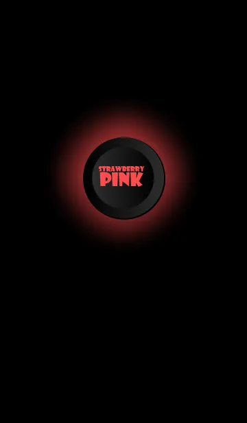 [LINE着せ替え] Strawberry Pink Button In Black V.2 (JP)の画像1