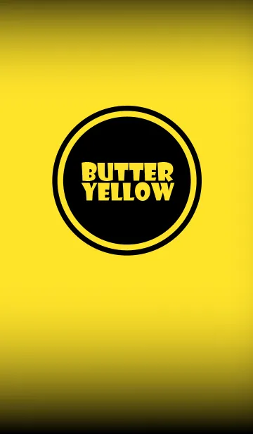 [LINE着せ替え] Simple butter yellow and Black (jp)の画像1